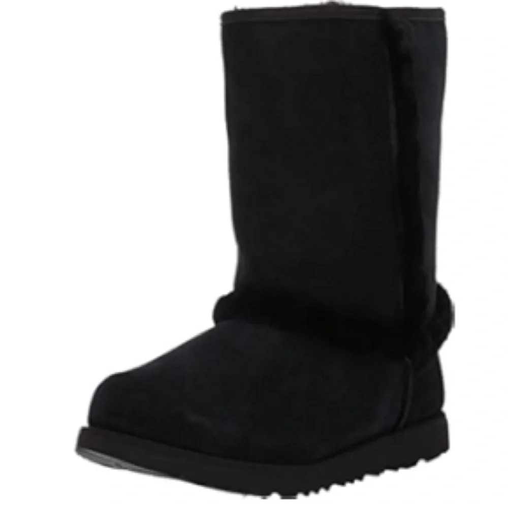 UGG Kids Hadley II Waterproof Tall (Big Kid) Black | NEW in‎ BOX!!!🖤